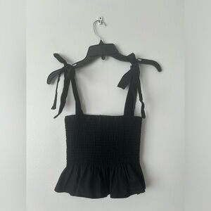 Cute black crop top size medium